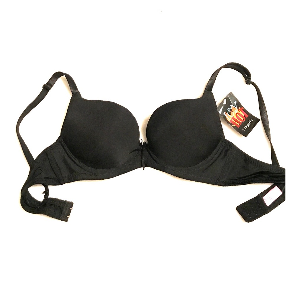 NWT Black Push Up Convertible Bra